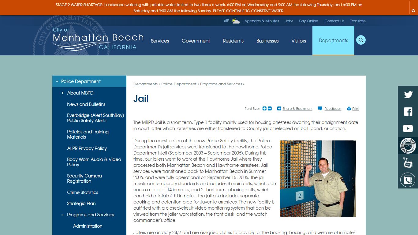 Jail | City of Manhattan Beach